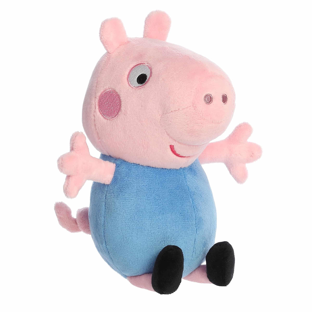 Aurora George Pig Stuffed Animal — Officially Licensed Peppa Pig Toy (8in, Pink)
