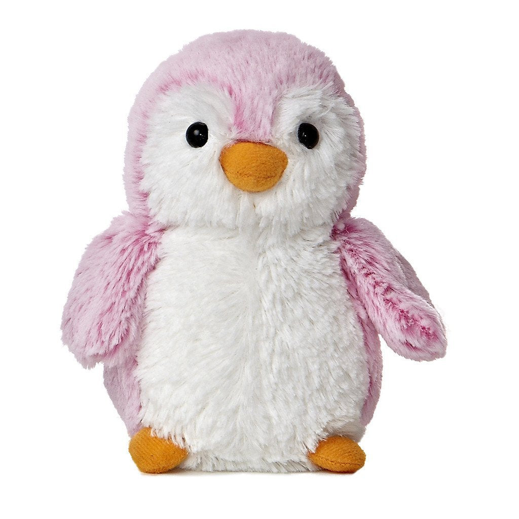 Aurora Pink & Blue Pom Pom Penguin 6-Inch Plush Bundle – 2-Pack with Fun Facts