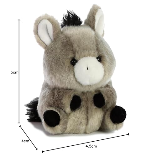 Aurora Playful Rolly Pet Bray Donkey Plush – 5-Inch On-The-Go Companion