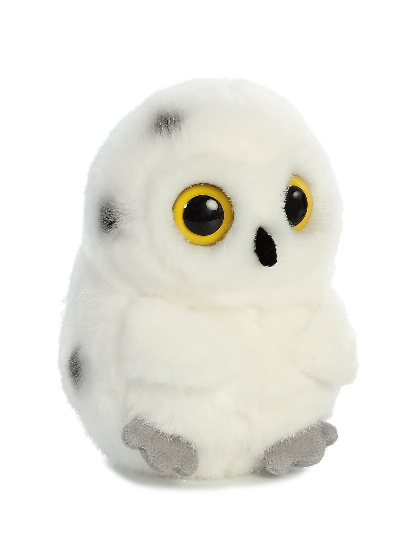 Aurora Playful Rolly Pet Hoot Owl Stuffed Animal — Compact 5in, On-The-Go Plush