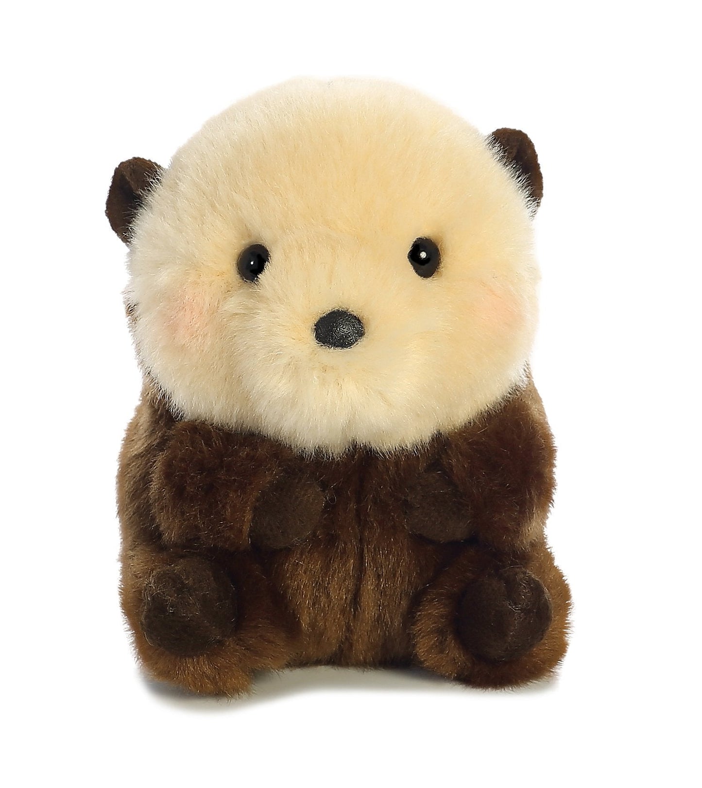 Aurora Playful Rolly Pet Sea Otter Stuffed Animal – 5-Inch Compact Travel Companion