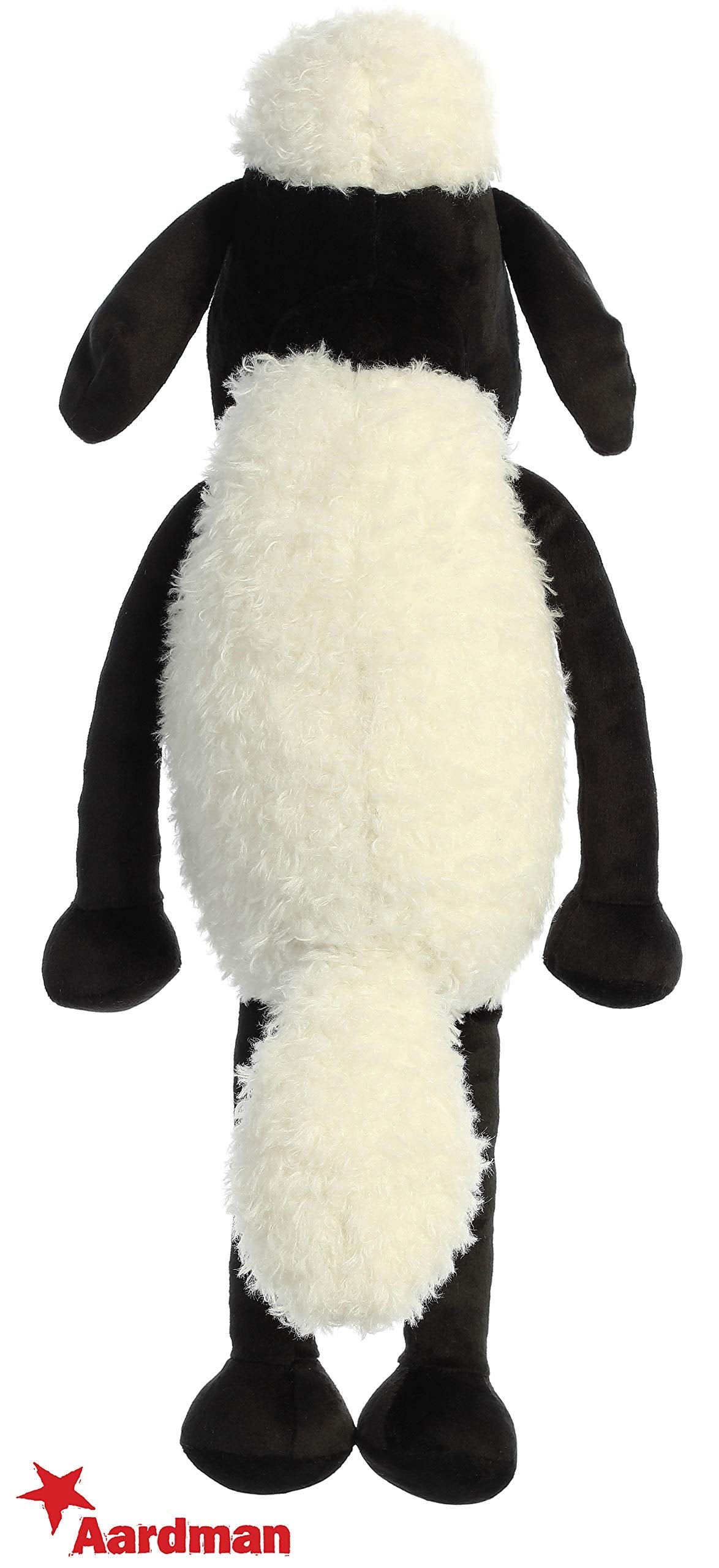 Aurora Playful Shaun the Sheep Stuffed Animal – 17-Inch White Plush – Officially Licensed