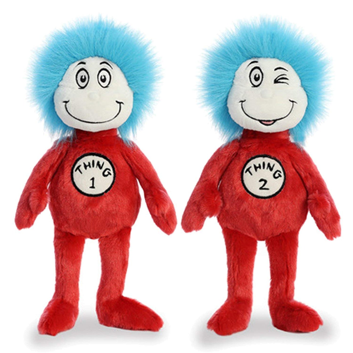 Aurora Plush Bundle: Thing 1 & Thing 2 (12in) – Multicolor