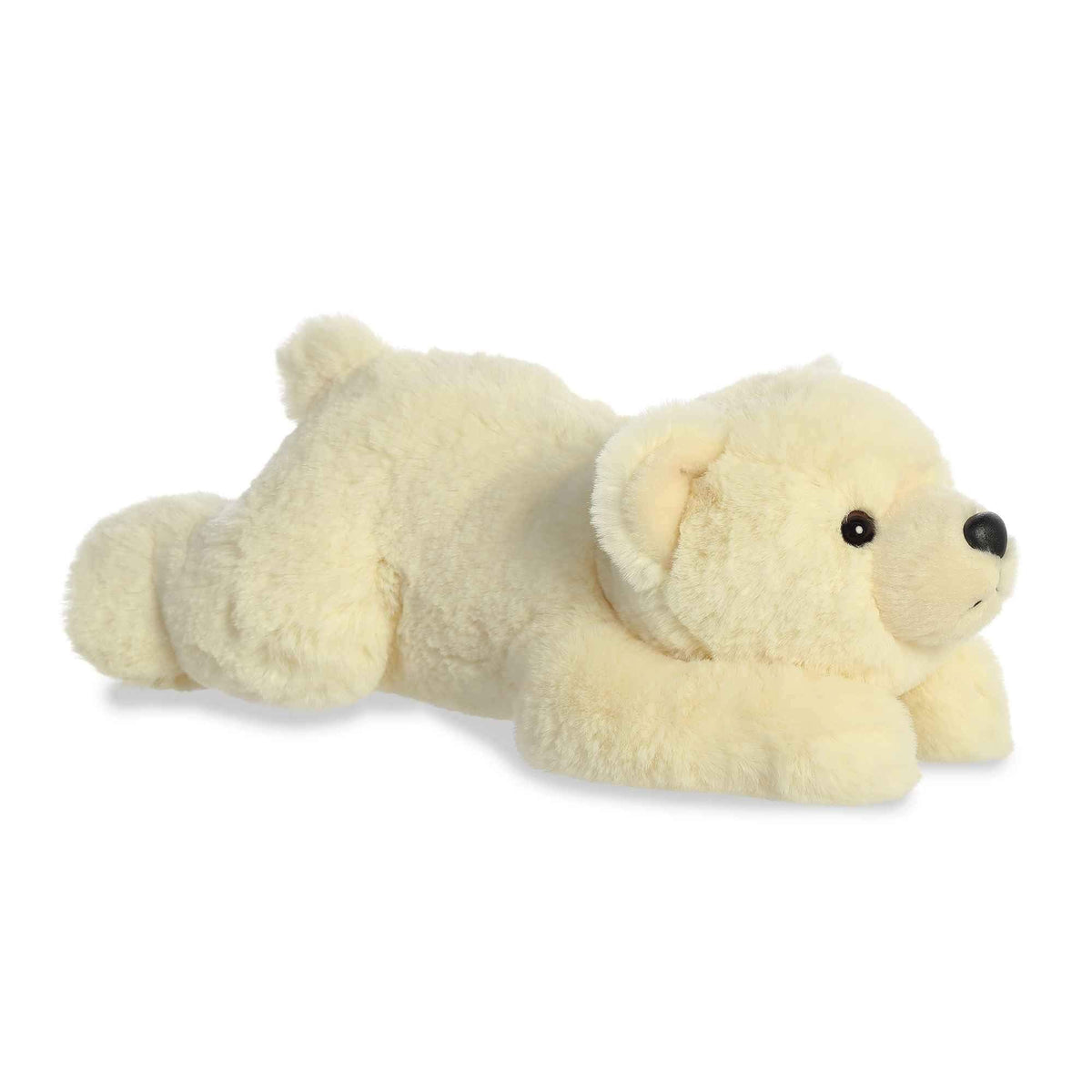 Aurora Flopsie Polaris Polar Bear Plush – 13 Inch Cuddle Toy for All Ages