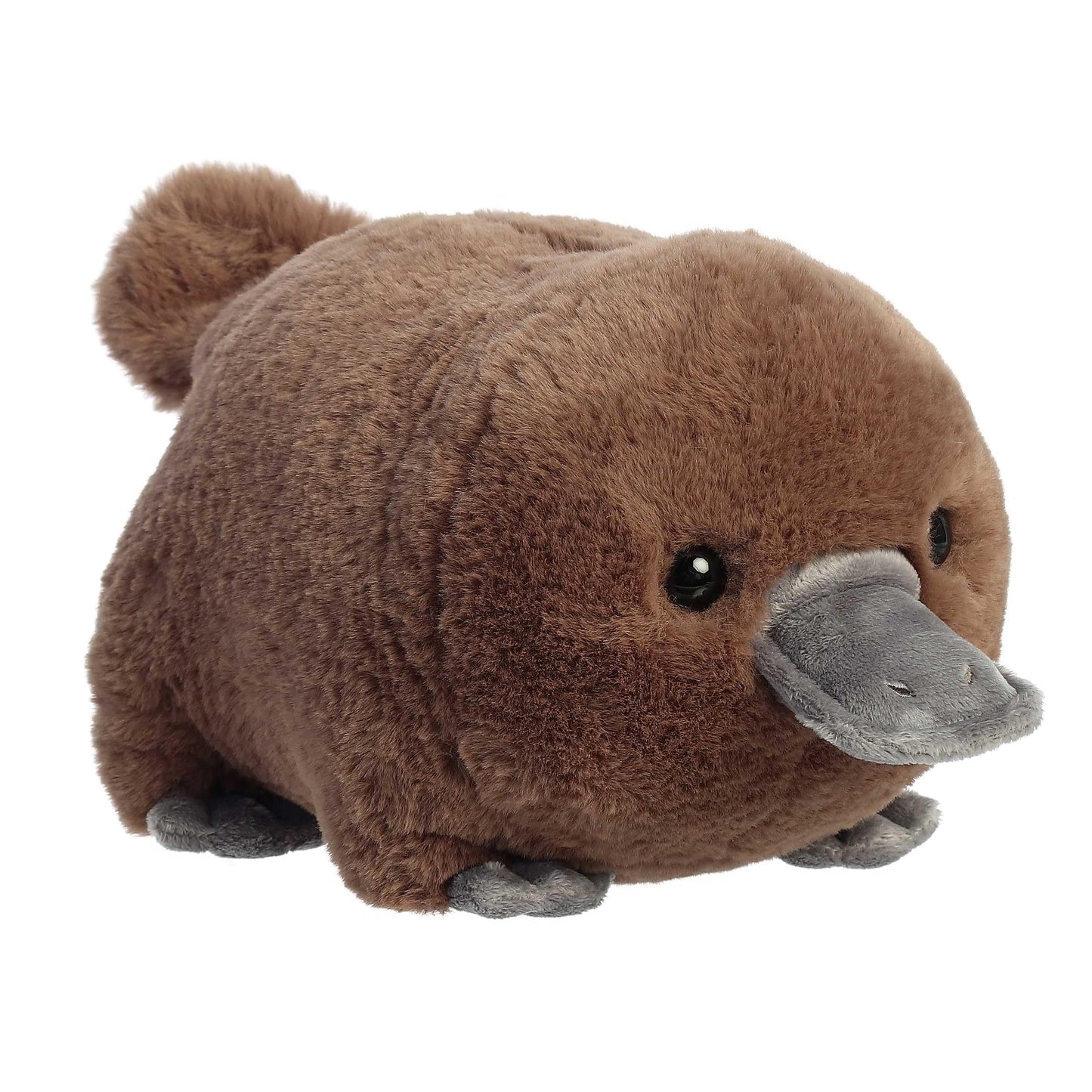Aurora Adorable Spudsters Pongo Platypus Plush — Round Cuddle Buddy, 10.5-Inch
