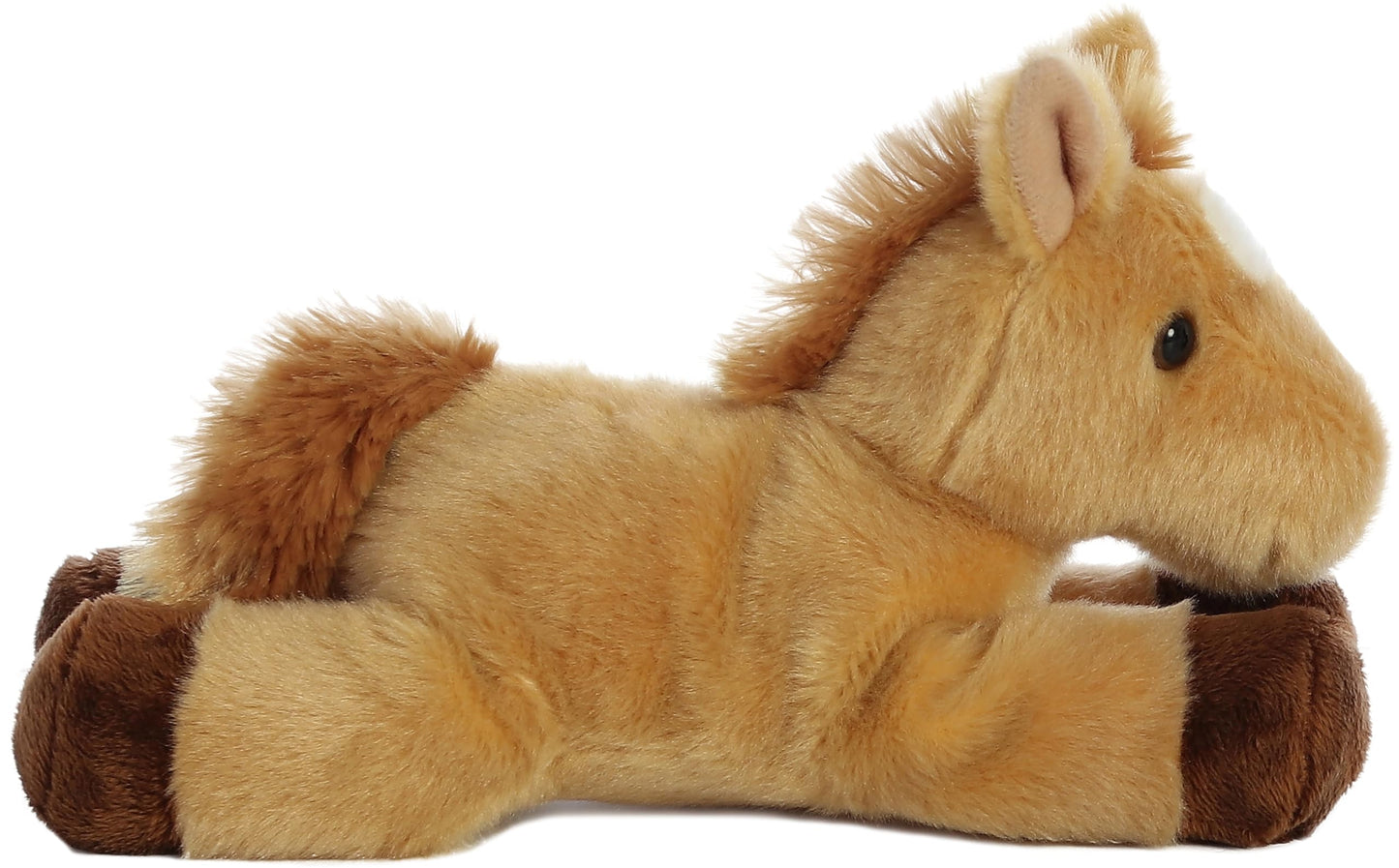 Aurora Prancer Mini Flopsie Plush – 8-Inch Brown Horse Toy for All Ages