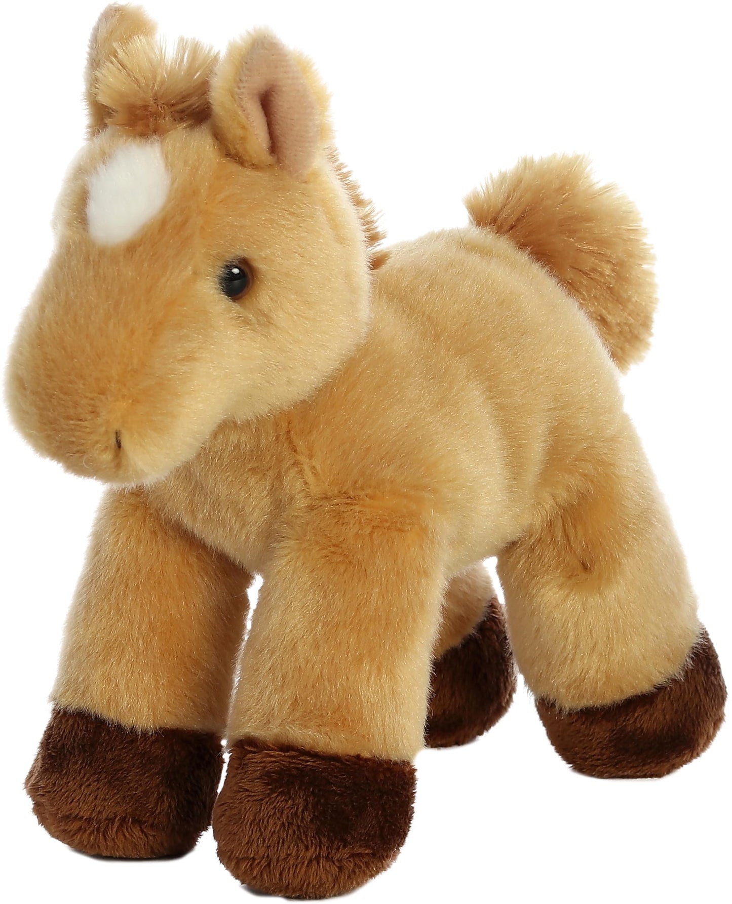Aurora Prancer Mini Flopsie Plush – 8-Inch Brown Horse Toy for All Ages
