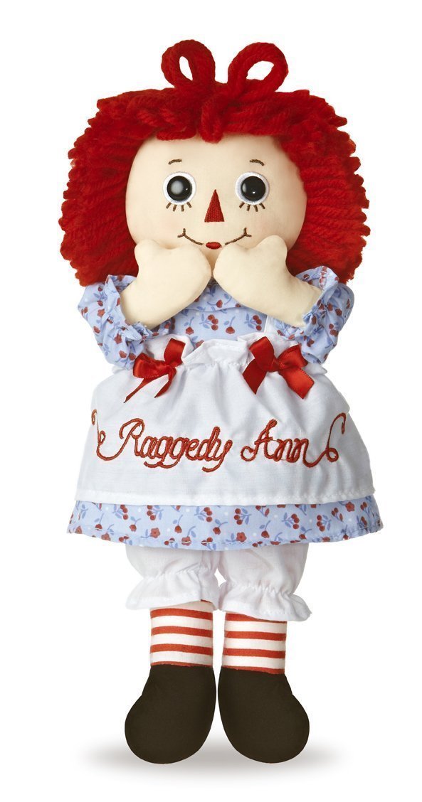 Aurora Bundle: 12-inch Raggedy Ann & Raggedy Andy Dolls - 2-Pack