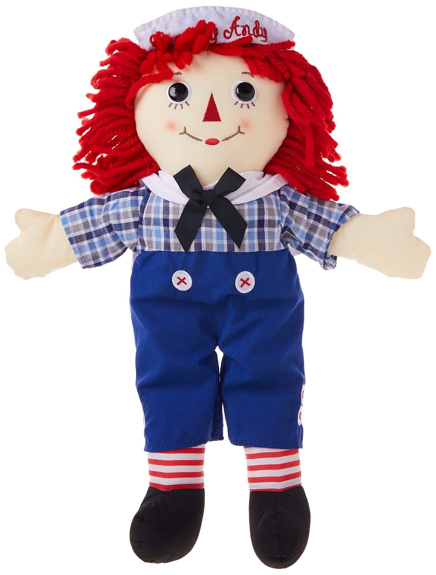 Aurora Timeless Raggedy Ann & Raggedy Andy Classic Stuffed Doll – Multicolor, 17 Inches