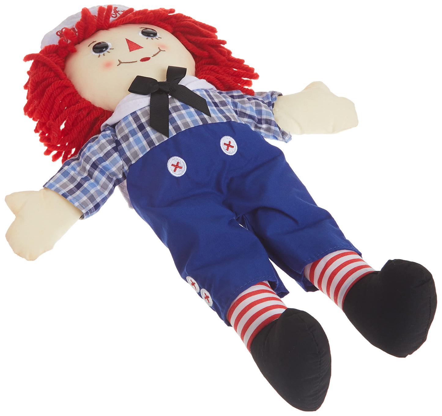 Aurora Timeless Raggedy Ann & Raggedy Andy Classic Stuffed Doll – Multicolor, 17 Inches