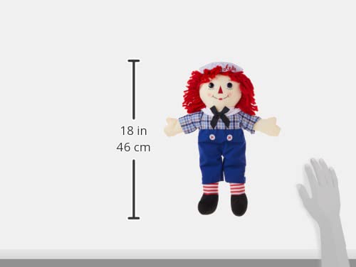 Aurora Timeless Raggedy Ann & Raggedy Andy Classic Stuffed Doll – Multicolor, 17 Inches