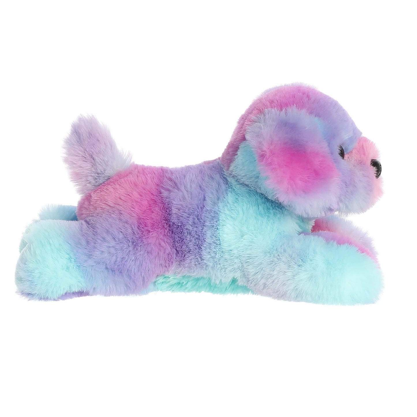 Aurora® Adorable Mini Flopsie Rainbow Puppy Plush - 8 Inch Cuddly Companion for All Ages