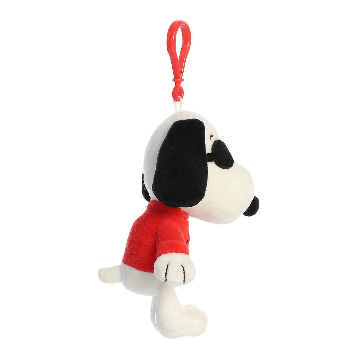 Aurora Adorable Peanuts Joe Cool Clip-On Stuffed Animal – Official Snoopy Toy, White, 5.5 Inches