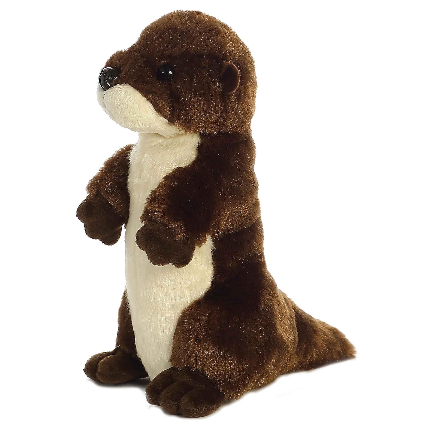 Aurora River Otter Mini Flopsie Plush – 7-Inch Brown Toy