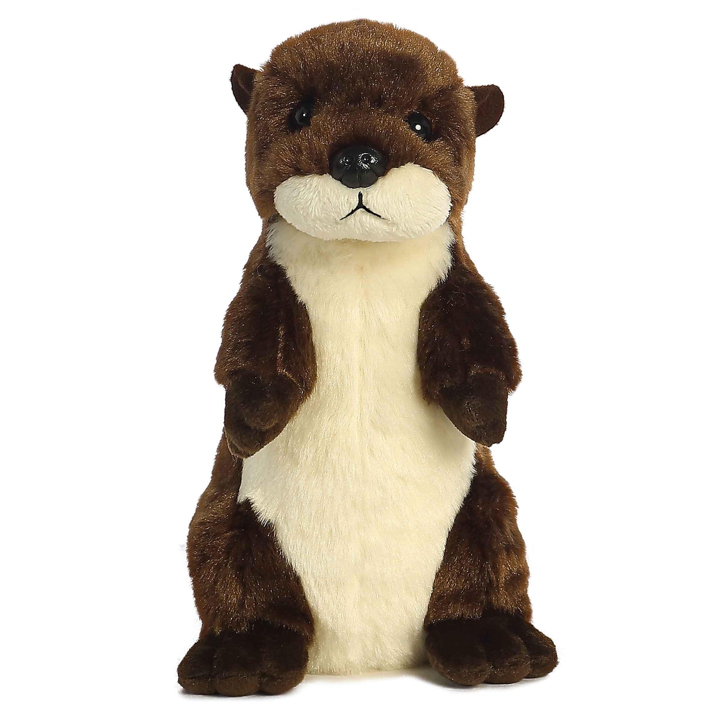 Aurora River Otter Mini Flopsie Plush – 7-Inch Brown Toy