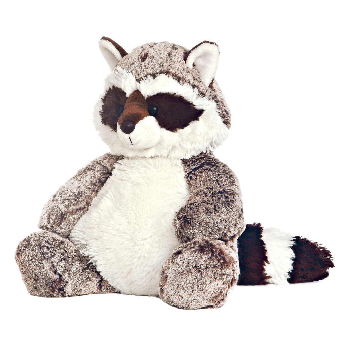 Aurora Snuggly Sweet & Softer Rocky Raccoon Stuffed Animal - 11.5-Inch Gray