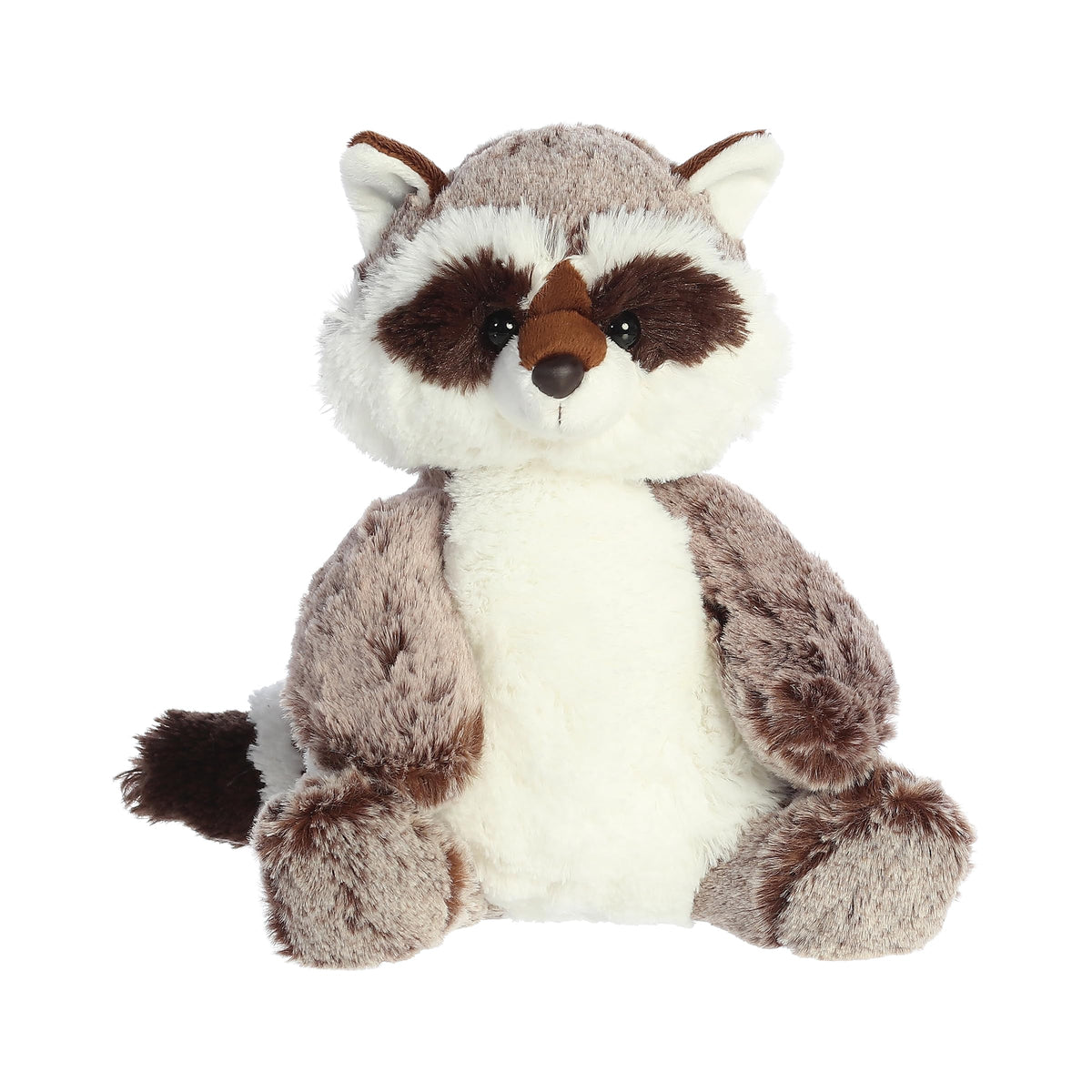 Aurora Snuggly Sweet & Softer Rocky Raccoon Stuffed Animal - 11.5-Inch Gray