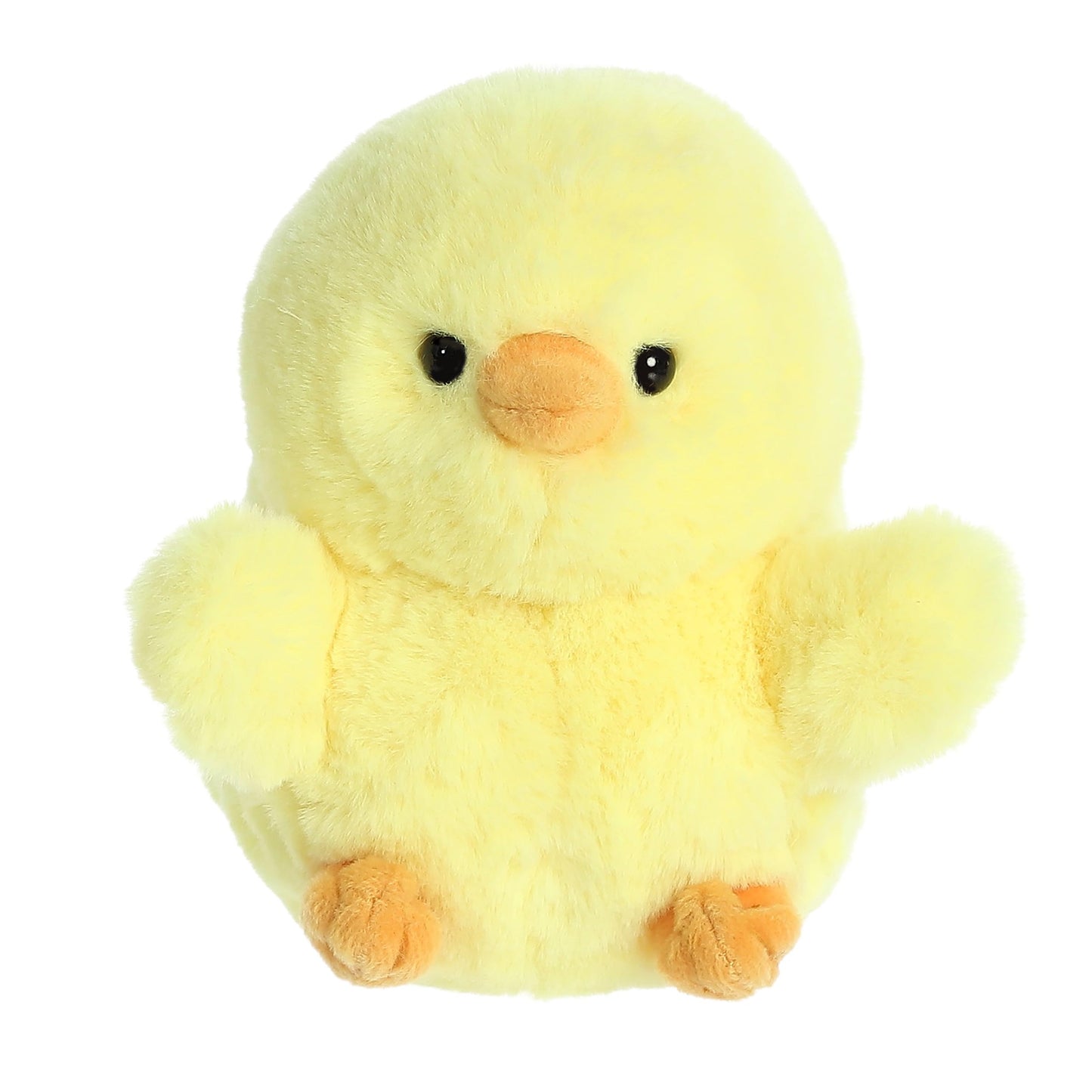 Aurora Playful Rolly Pet Chickadee Chick Stuffed Animal – Compact 5-Inch Yellow Plush for On-The-Go Fun