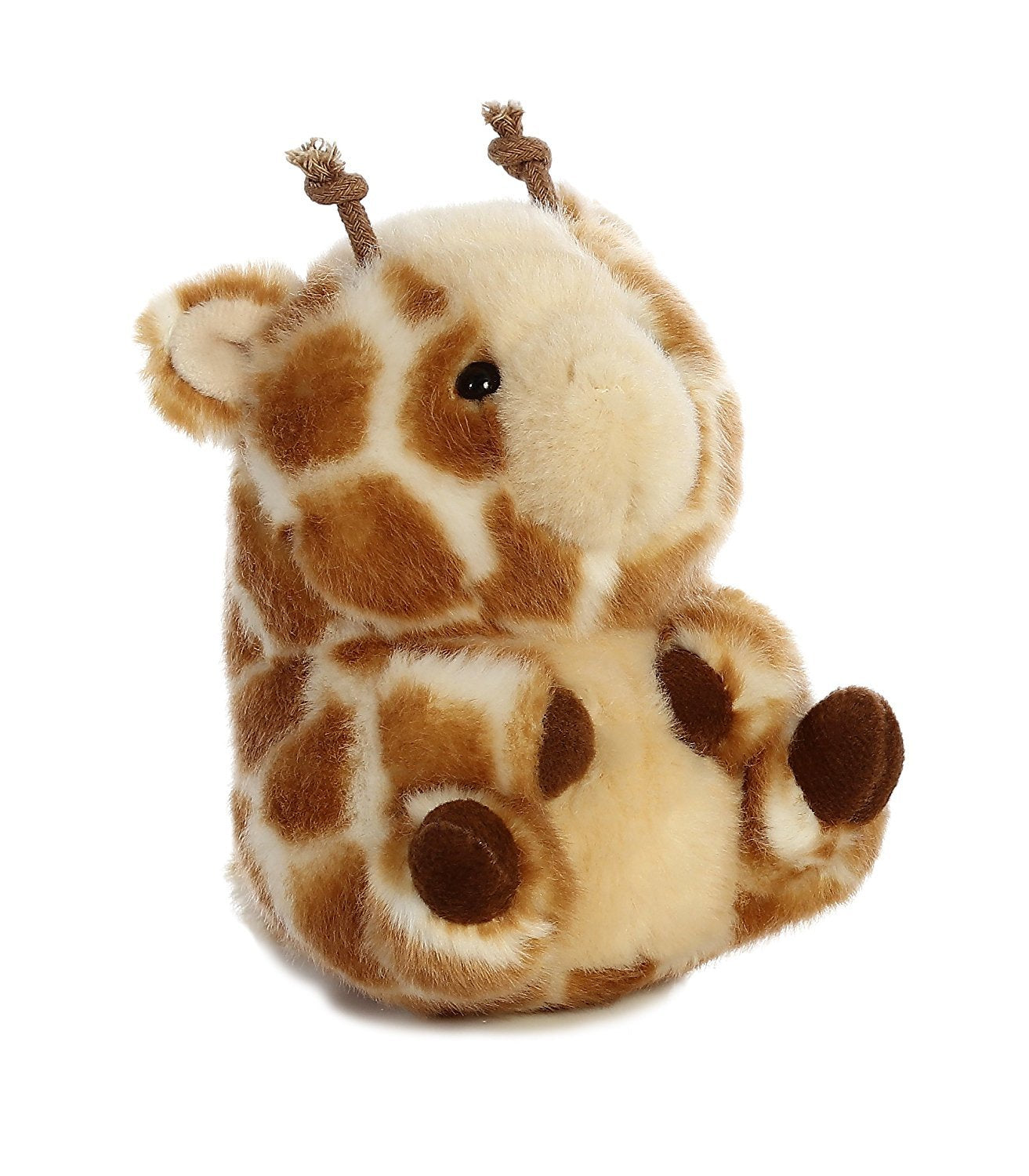 Aurora Giminy Giraffe Plush – 5-Inch Compact Rolly Pet for On-The-Go Fun