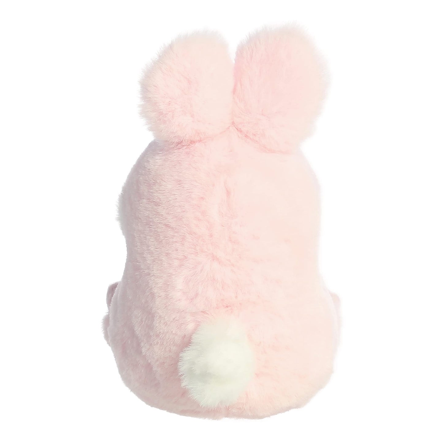 Aurora Round Rolly Pet Bunny Pink – 5-Inch Plush, On-The-Go Fun