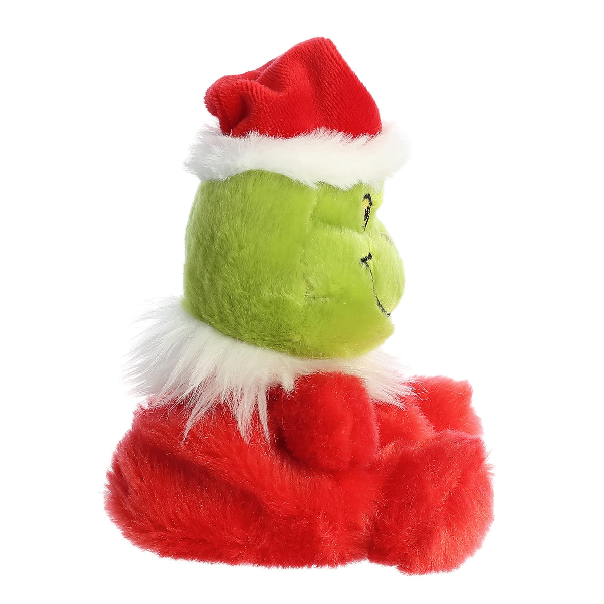 Aurora Dr. Seuss Santa Grinch Palm Pals Plush – 4.5in Red, Officially Licensed
