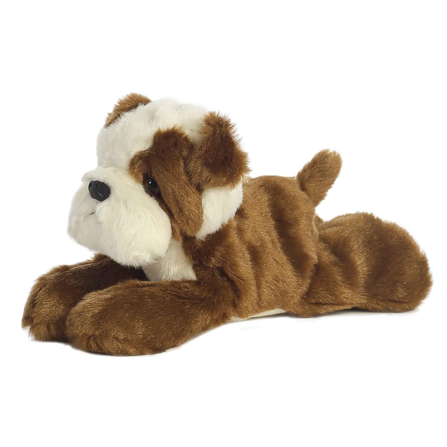 Aurora Adorable Mini Flopsie Semper Fi Bulldog Plush – 8 Inch Cuddle Toy for Kids & Families