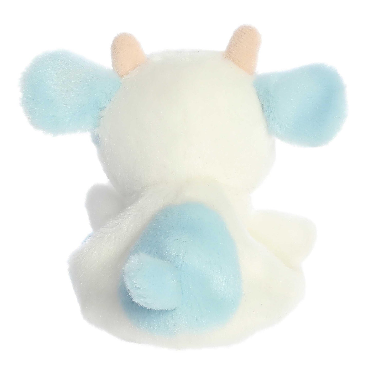 Aurora Adorable Palm Pals Skyla Blueberry Cow Plush — Pocket-Sized Collectible Toy (4.5 in)