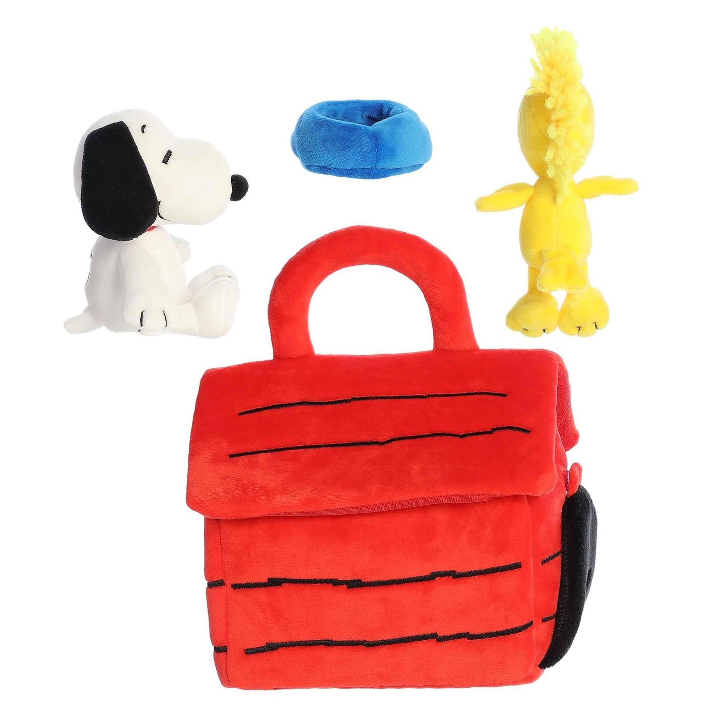 Aurora Adorable Peanuts Snoopy's Dog House Playset – Officially Licensed Plush