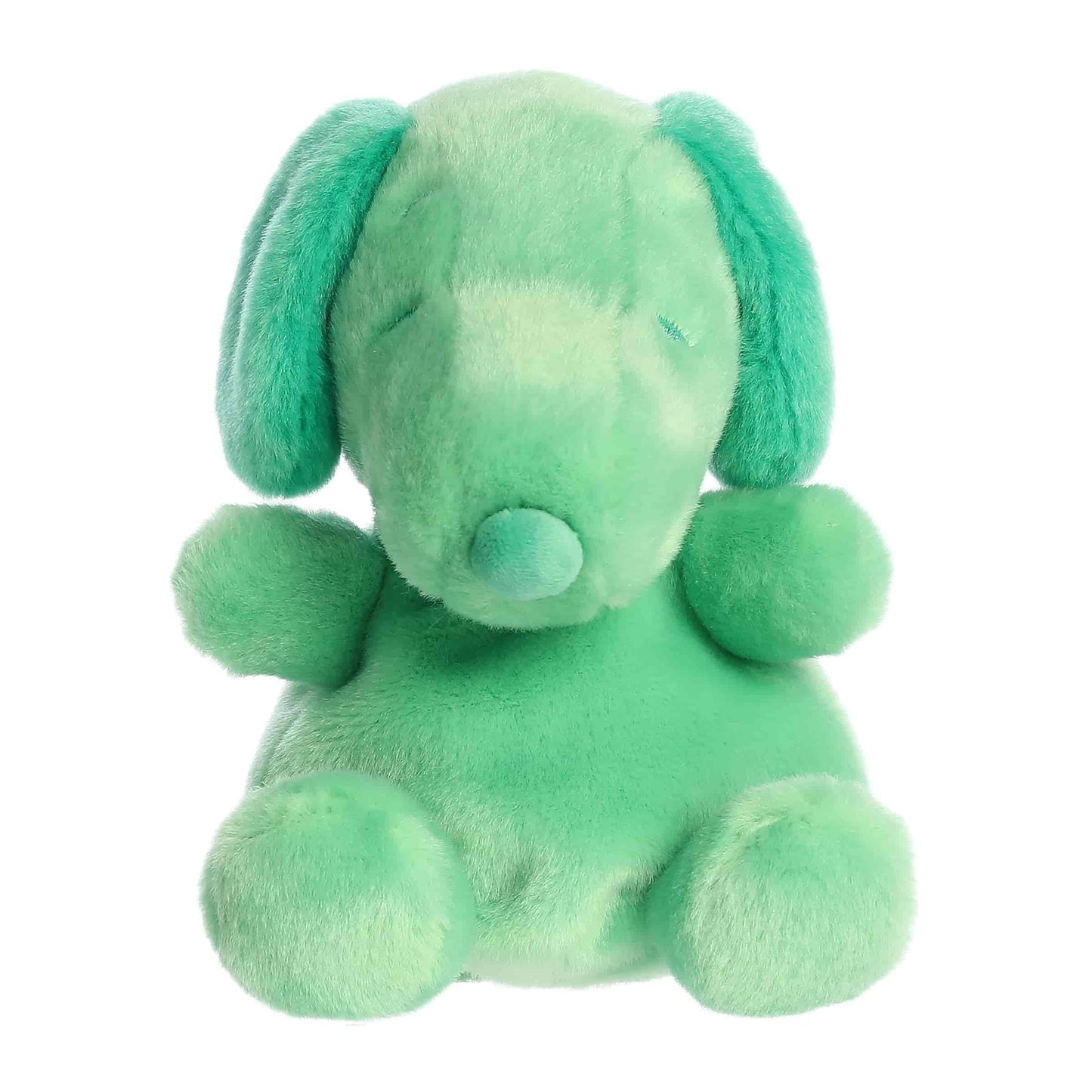 Aurora Adorable Peanuts Snoopy Color Palm Pals – Green 5-Inch Plush – Officially Licensed