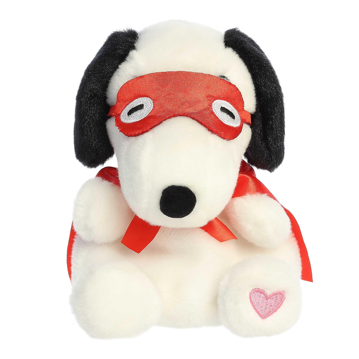 Aurora Adorable Peanuts Palm Pals Snoopy Kissing Bandit – 6-Inch Officially Licensed Plush