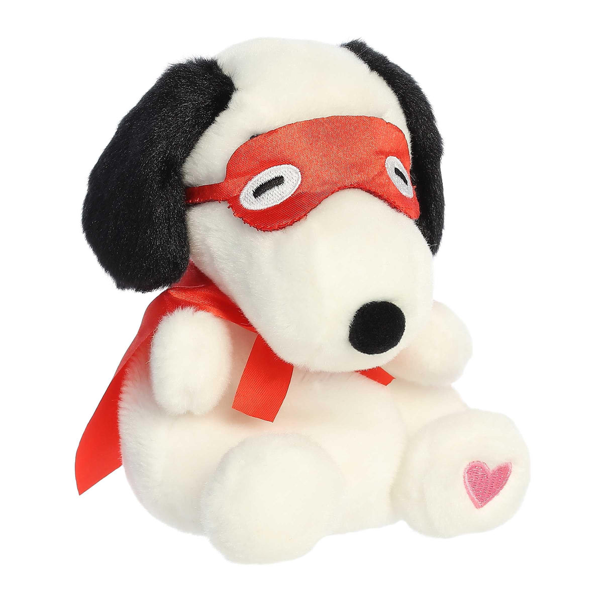 Aurora Adorable Peanuts Palm Pals Snoopy Kissing Bandit – 6-Inch Officially Licensed Plush
