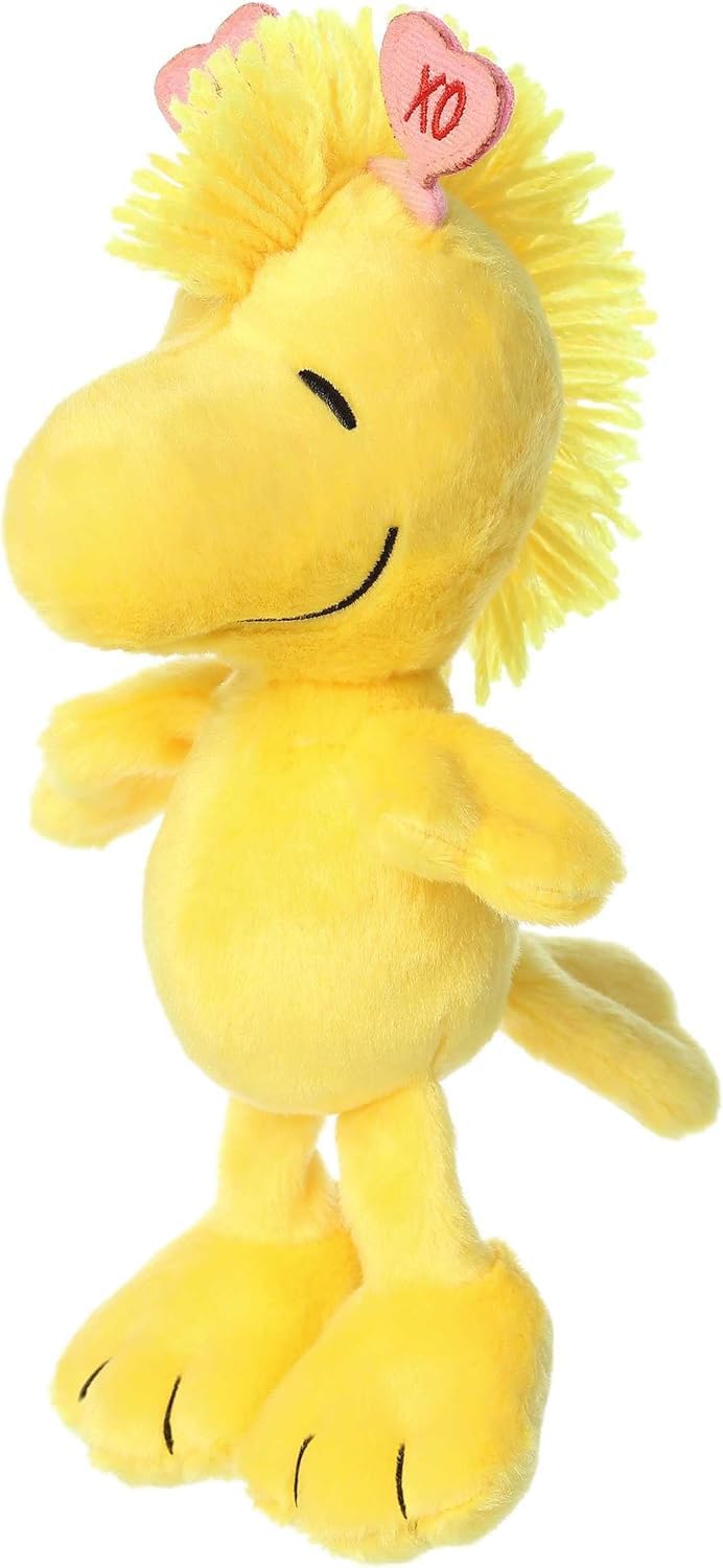 Aurora Peanuts Love On The Mind Plush Bundle – Snoopy 9-inch & Woodstock 6-inch
