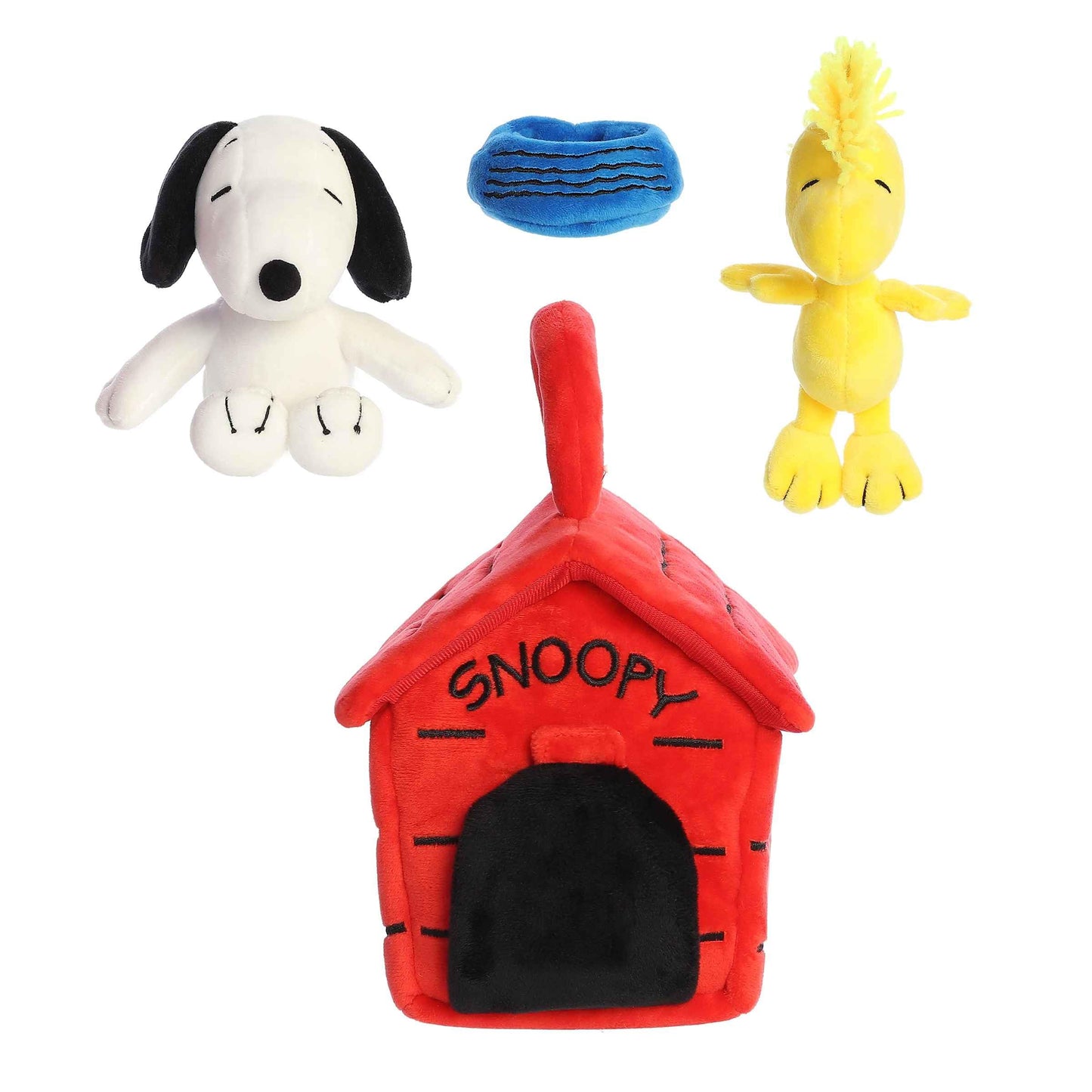 Aurora Adorable Peanuts Snoopy's Dog House Playset – Officially Licensed Plush