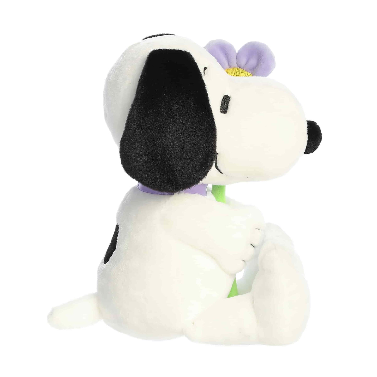 Aurora Adorable Peanuts Snoopy Plush - 9-Inch Officially Licensed Snoopy Toy with Purple Flower