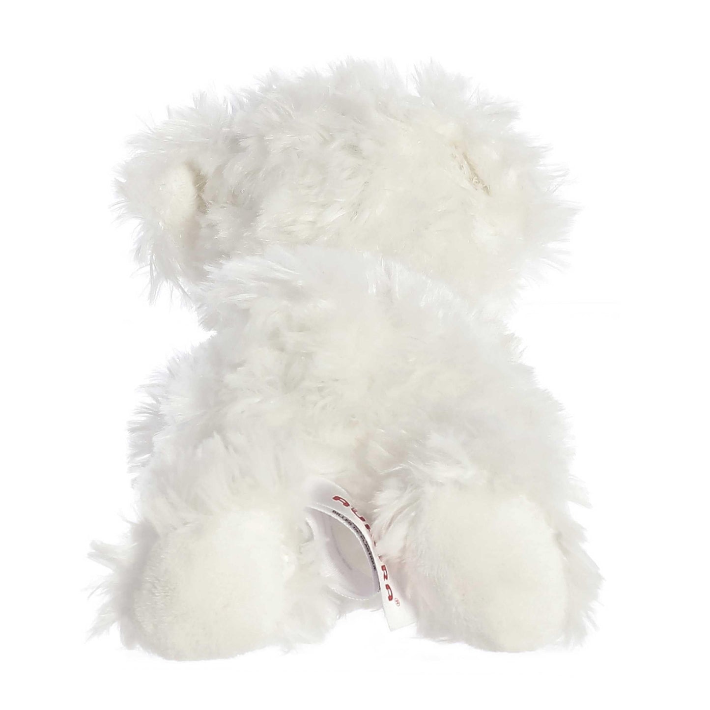 Aurora Snowball Mini Flopsie Plush — 8-Inch White Puppy Stuffed Animal