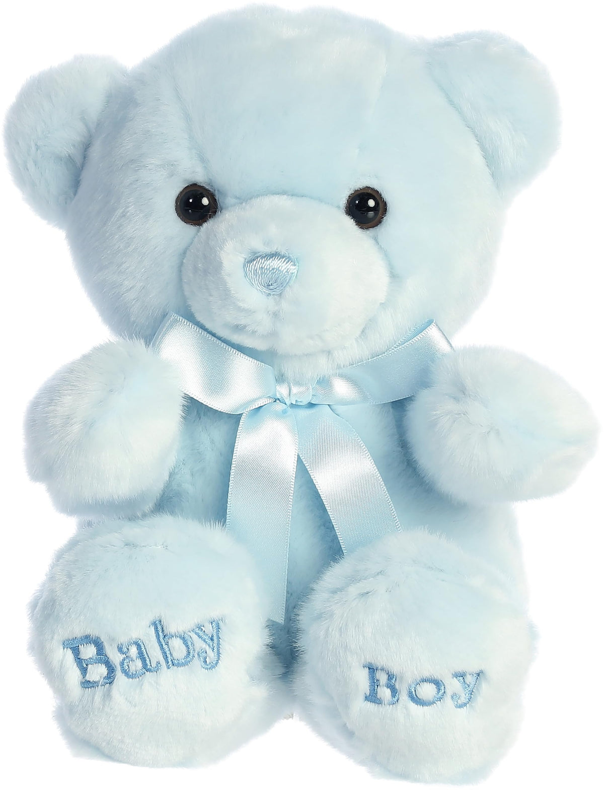 Aurora Snuggly Comfy Bear – 9-Inch Blue Baby Plush Stuffed Animal
