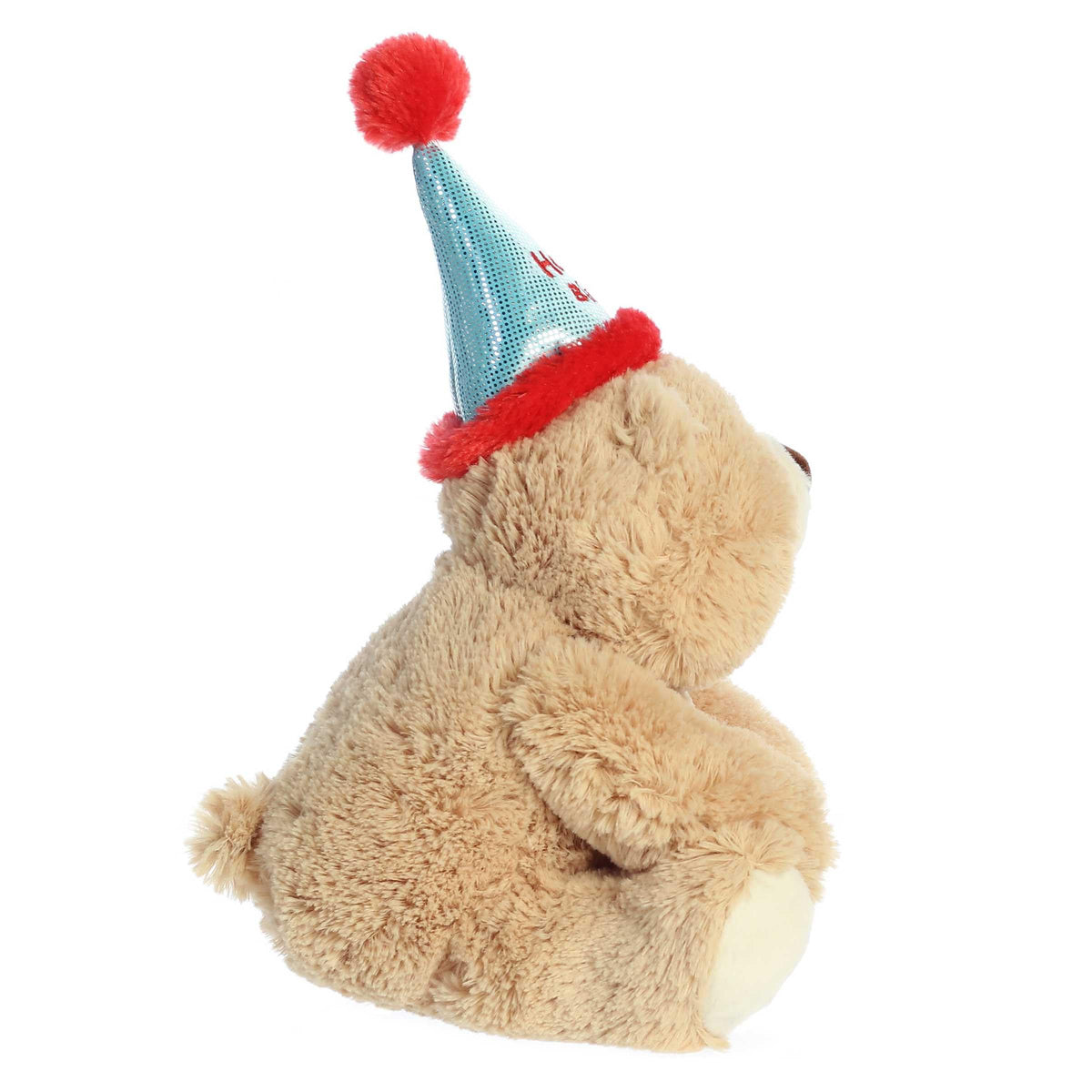 Aurora Snuggly Birthday Bear – 13.5in Plush Gift for Birthdays and Celebrations