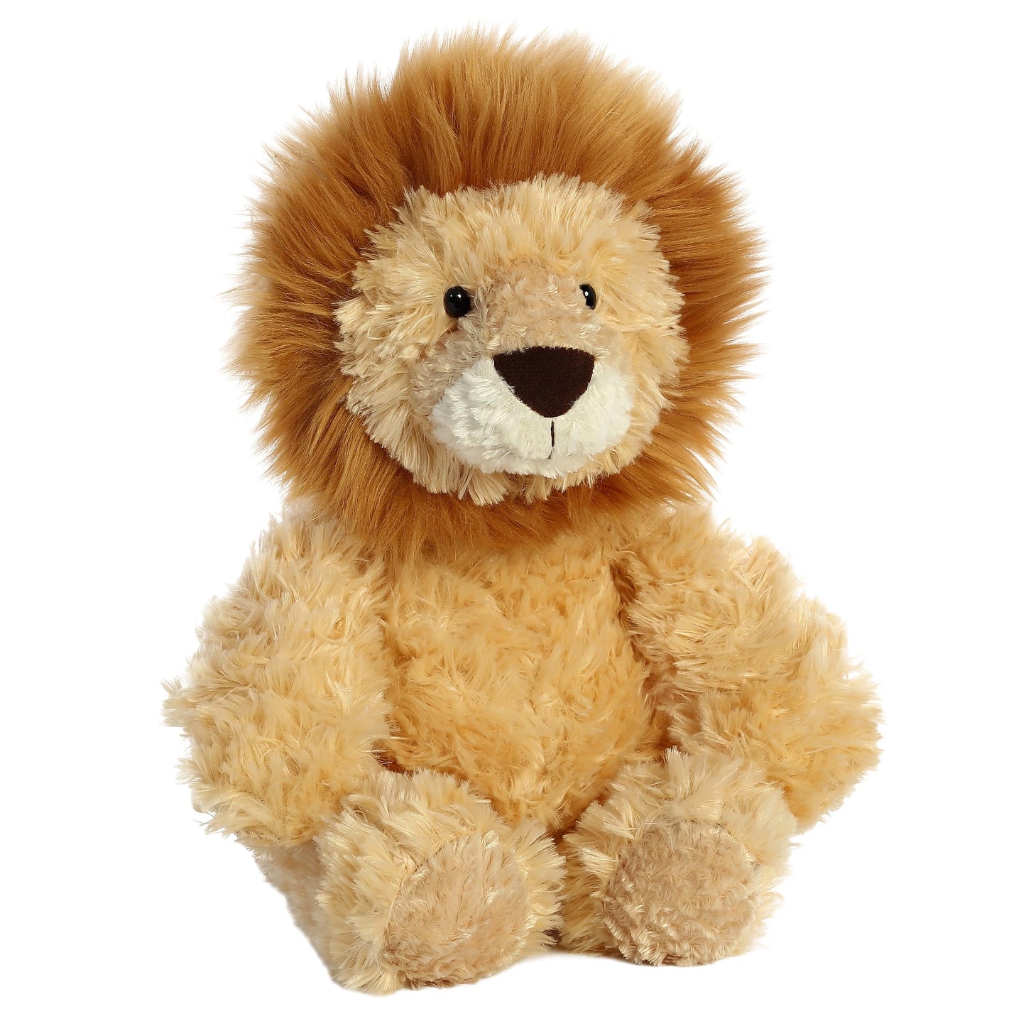 Aurora Snuggly Tubbie Wubbies Lion Plush – 10.5 Inch Brown Lion Toy for Imaginative Play