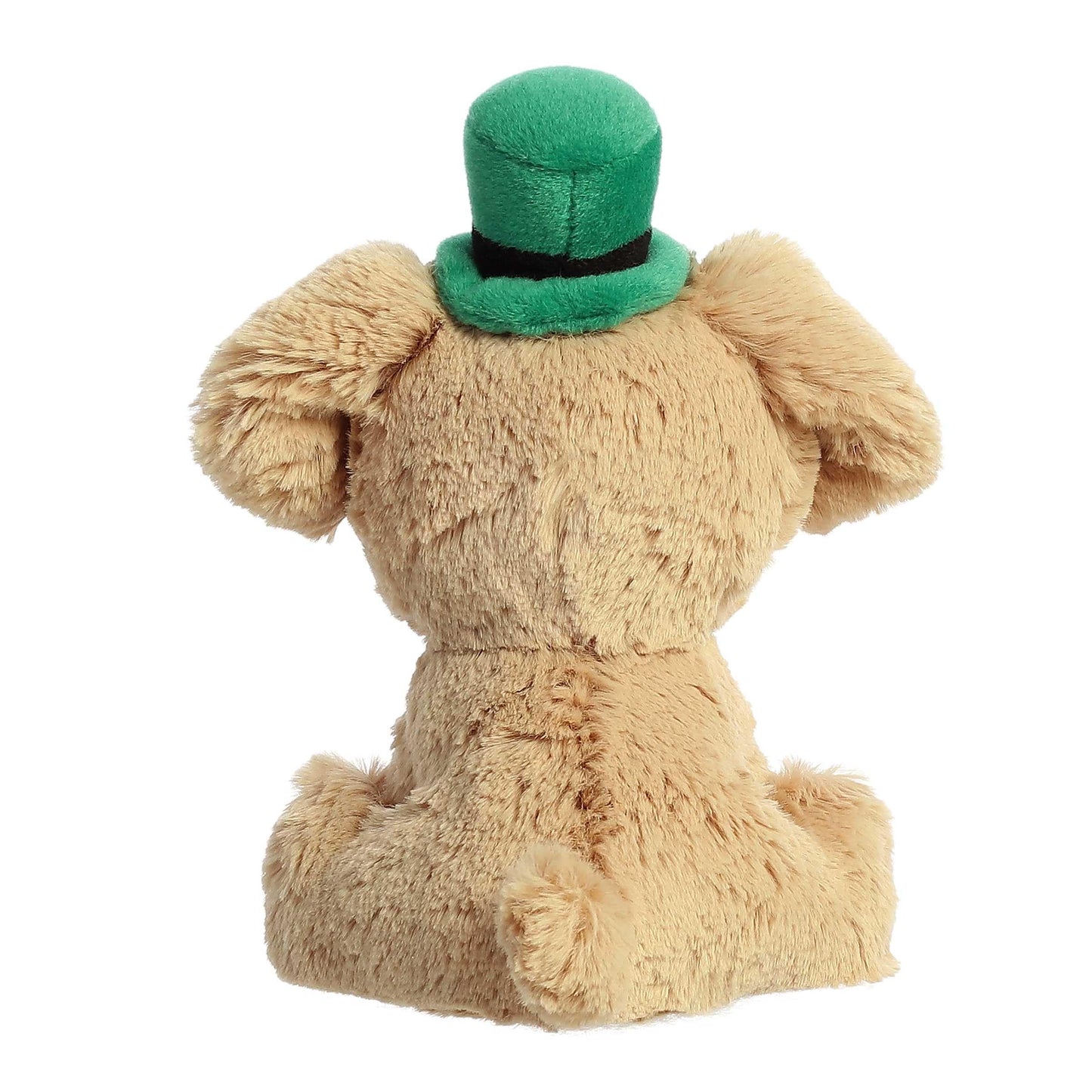 Aurora St. Patrick's Day Golden Lab Stuffed Animal — 6-Inch Brown Plush Decor