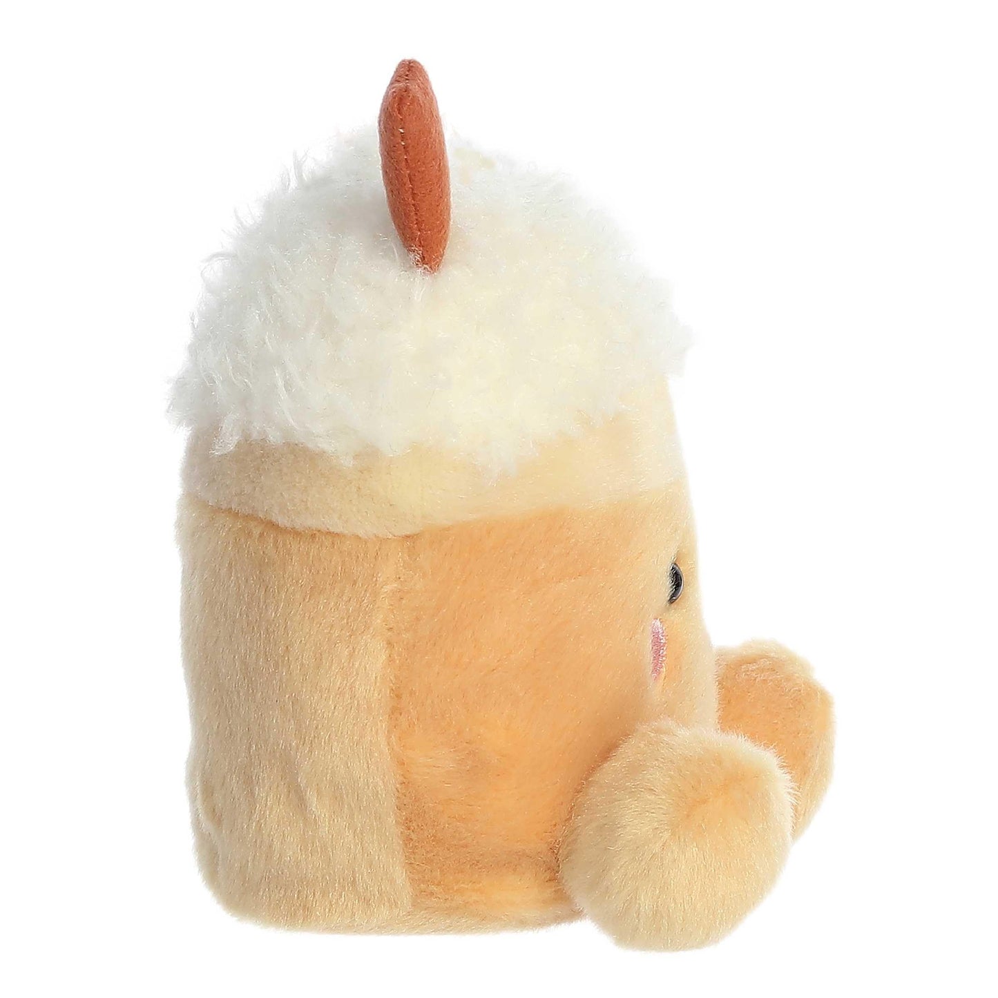 Aurora Festive Palm Pals Speckle Pumpkin Spice Latte Plush - 5-Inch Collectible