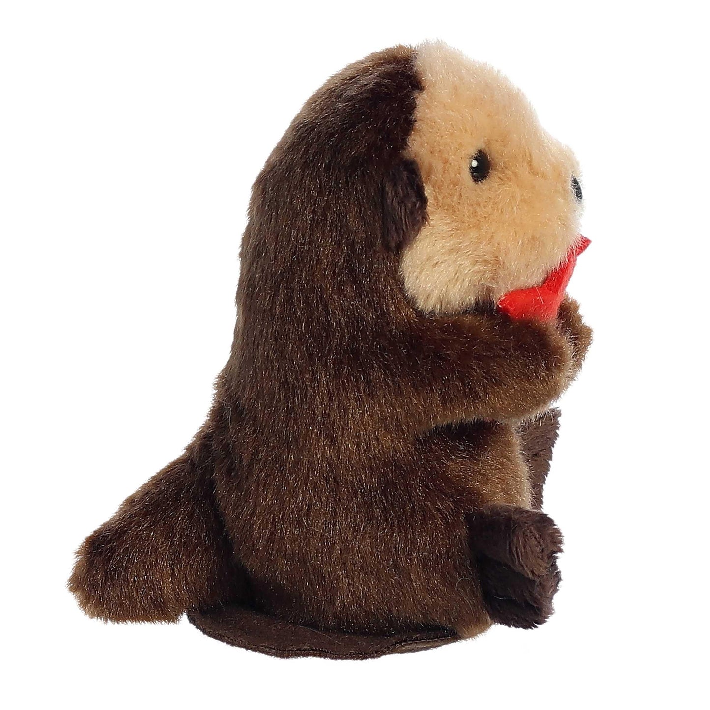 Aurora Adorable Shoulderkins Spiffy Otter Stuffed Animal – Magnetic Shoulder Buddy for Kids 3+ (4 in)