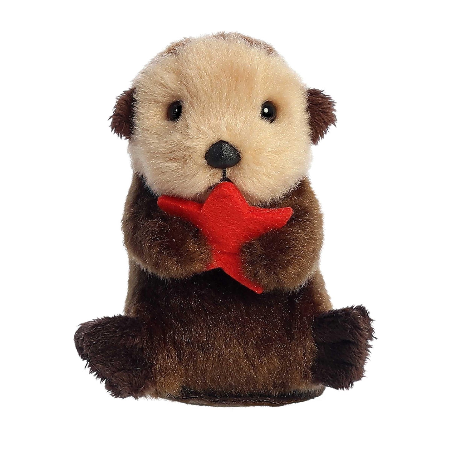 Aurora Adorable Shoulderkins Spiffy Otter Stuffed Animal – Magnetic Shoulder Buddy for Kids 3+ (4 in)