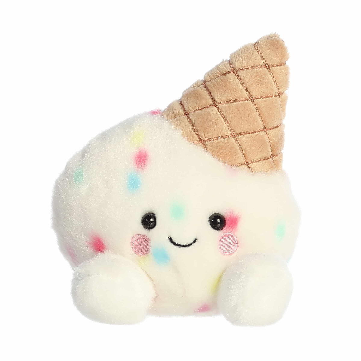 Aurora Sprinkle Ice Cream Palm Pals Plush – 5 Inch Collectible Stuffed Animal