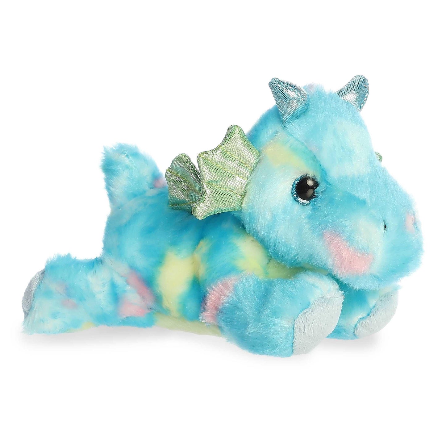 Aurora Sprinkles Dragon Plush – Bright Fancies Dragon Stuffed Animal, 7-Inch Blue