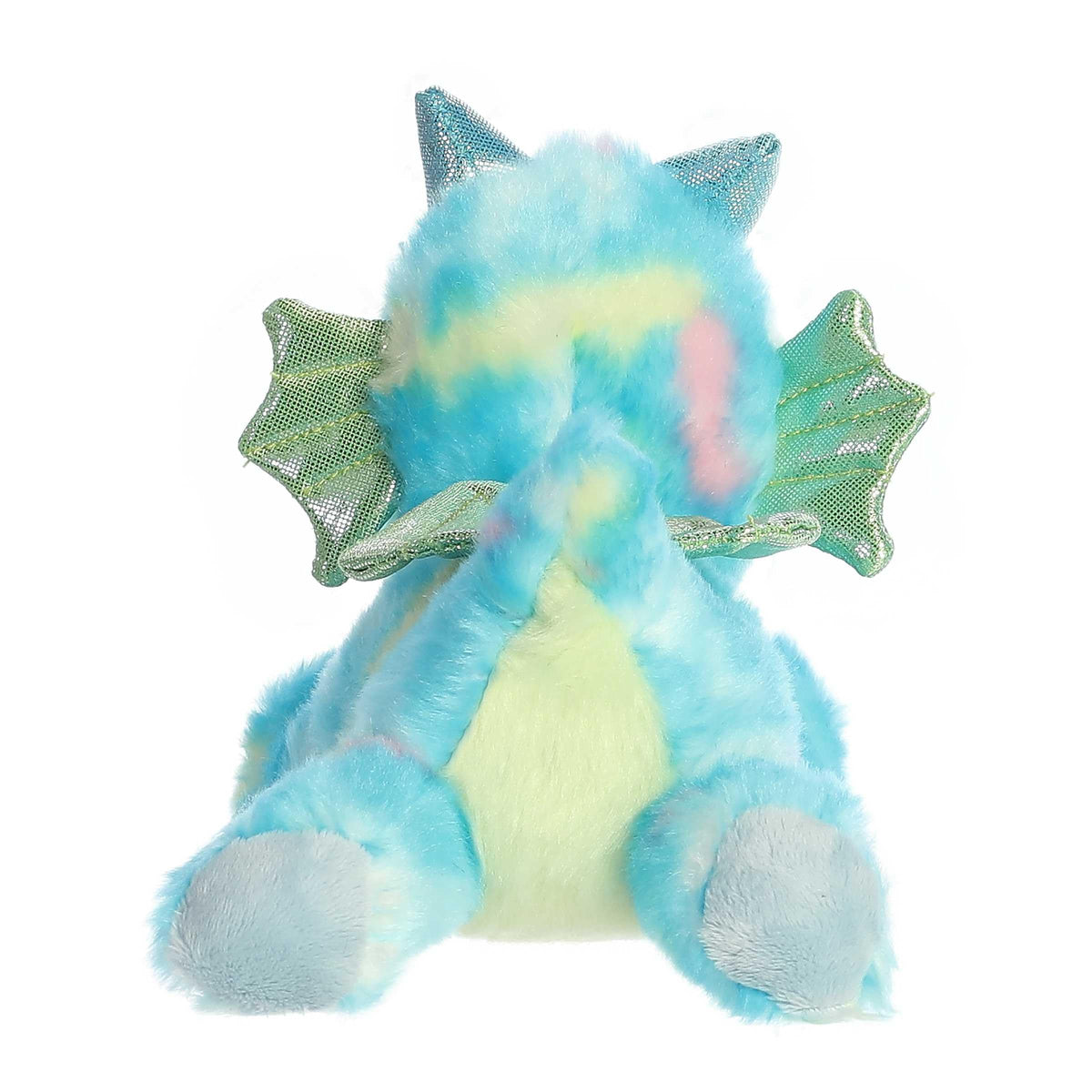 Aurora Sprinkles Dragon Plush – Bright Fancies Dragon Stuffed Animal, 7-Inch Blue