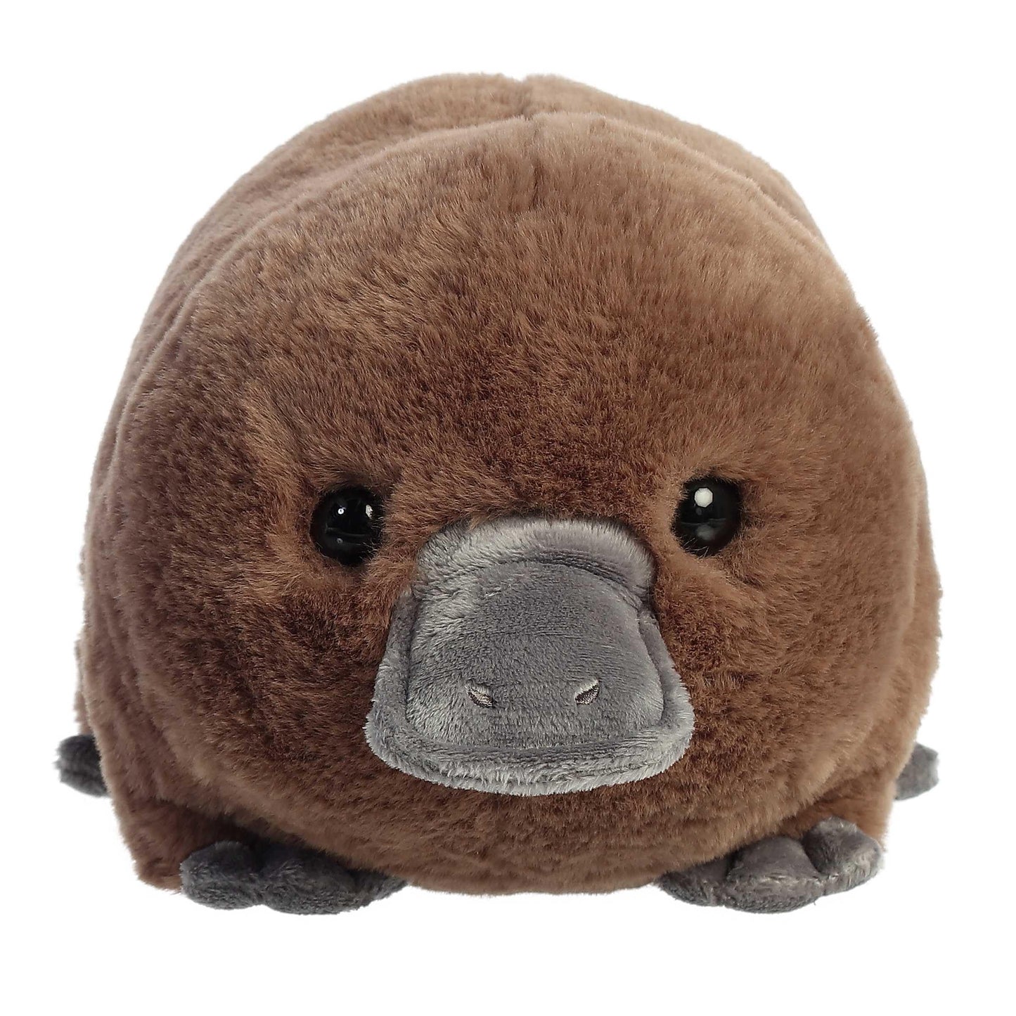 Aurora Adorable Spudsters Pongo Platypus Plush — Round Cuddle Buddy, 10.5-Inch