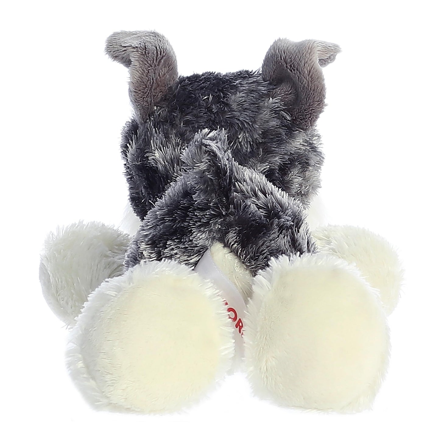 Aurora Stein Mini Flopsie Schnauzer Plush – 8-Inch Gray Stuffed Animal