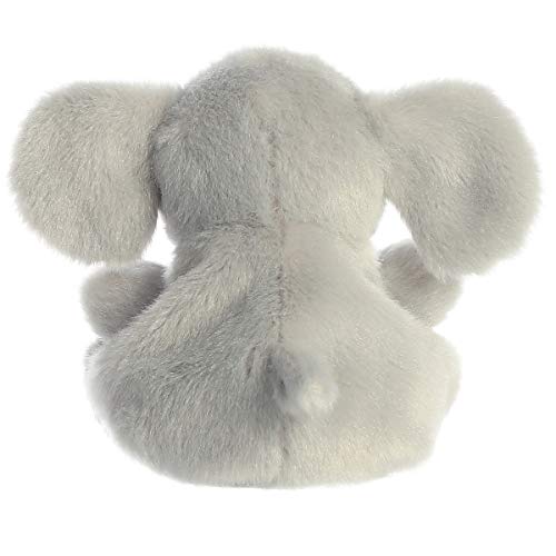Aurora® Stomps Elephant | Palm Pals Plush 4.5-Inch Gray Elephant – Cute Collectible Plush for Kids and Collectors