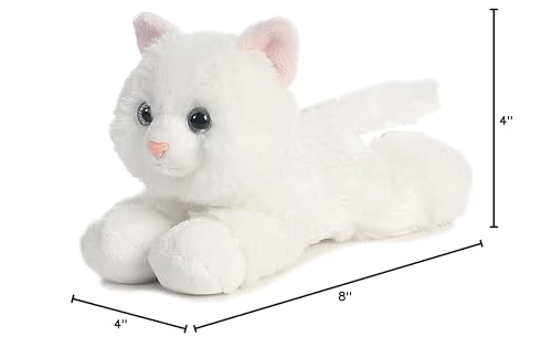 Aurora Sugar Too Mini Flopsie White Kitten Plush – 8-Inch