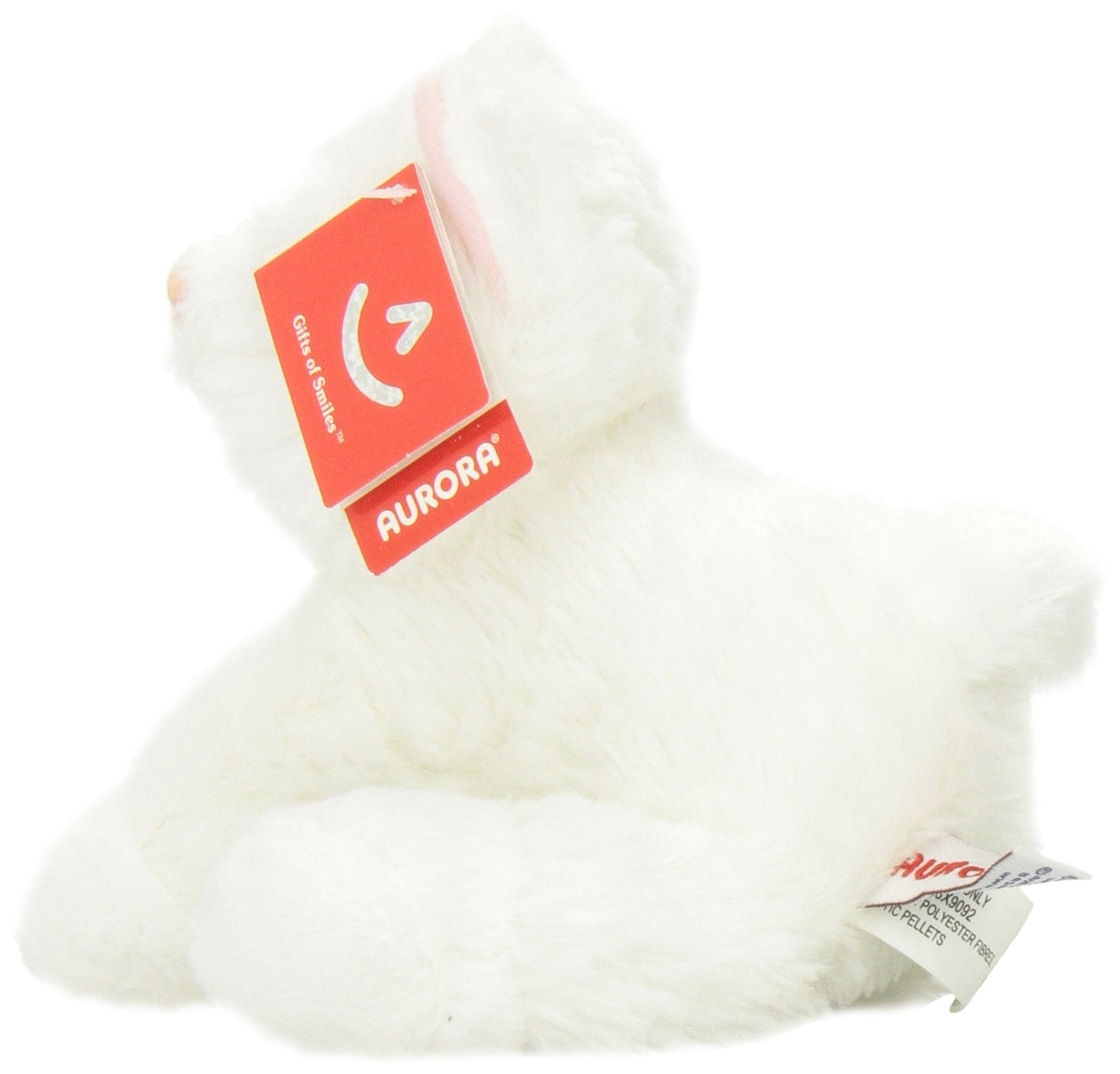 Aurora Sugar Too Mini Flopsie White Kitten Plush – 8-Inch